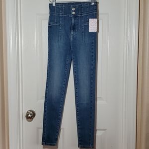 Free People Jayde Skinny Jeans in Blue